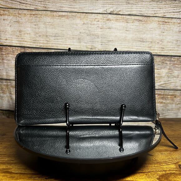 Kate Spade - Black Pebbled Leather Sam Wallet - Picture 8 of 9